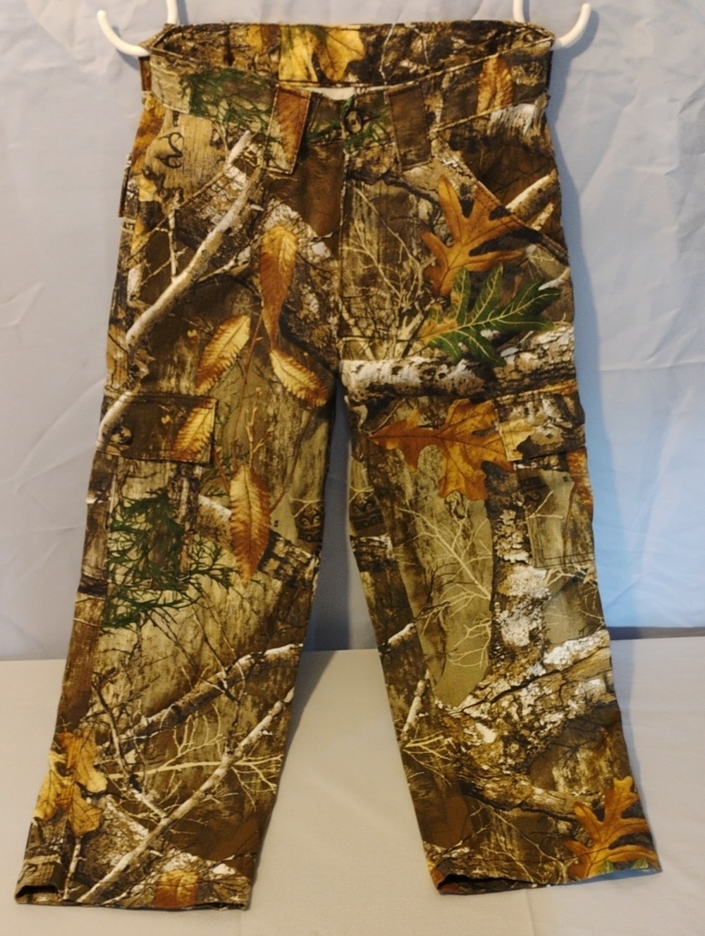 King's Camo Youth Size 8 Realtree Edge Camouflage 6-Pocket Hunting Cargo Pants